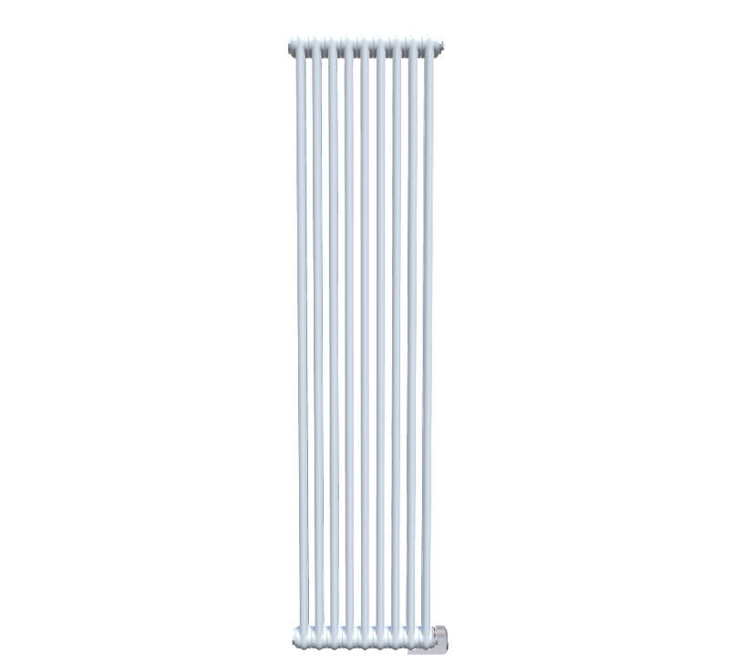 The Radiator Company ANCR2C1846EW Ancona 1KW 1853 x 465 2 Column 8 Section Vertical Electric Radiator White