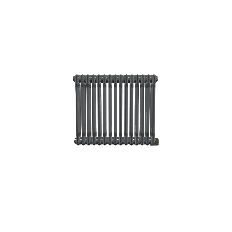 The Radiator Company ANCR3C6573EL Ancona 1KW 653 x 735 3 Column 12 Section Horizontal Electric Radiator Bare Metal Lacquer