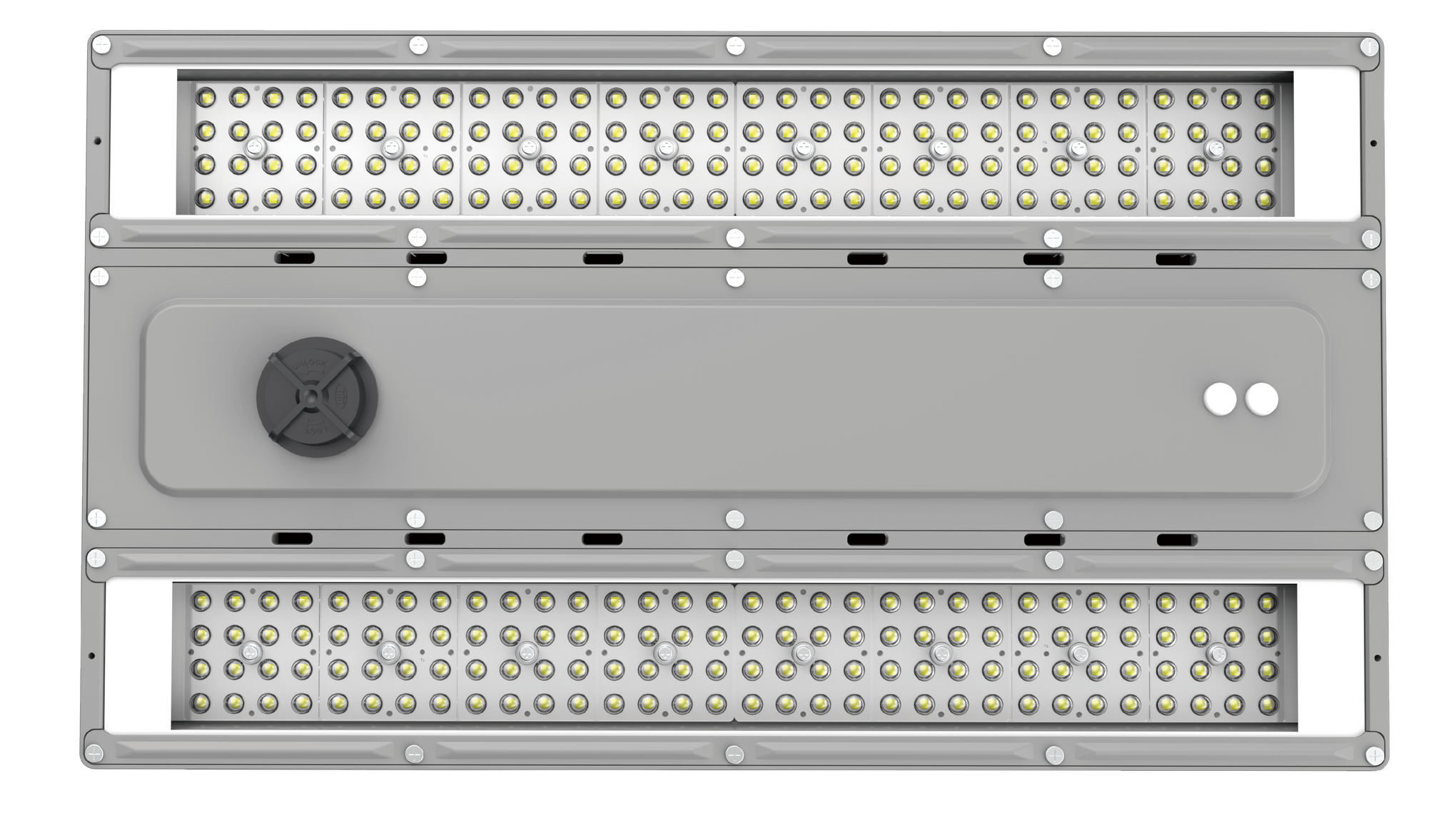 Kosnic ARCP200-B150/DA Arcus Pro 100-200W 20 x 60 Degree Beam Angle CCT LED Low Bay with Dali White