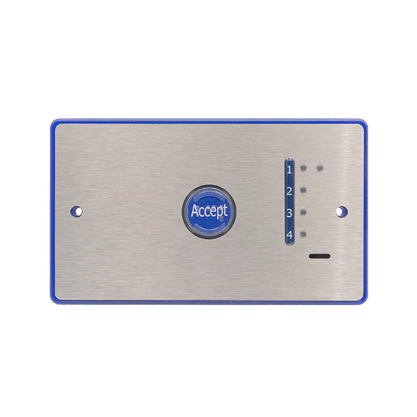 ESP B1A4ZM Beacon Assistance Kit 4 Zone Call Module Brushed Steel