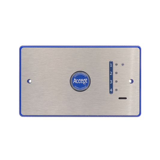 ESP B1A4ZM Beacon Assistance Kit 4 Zone Call Module Brushed Steel