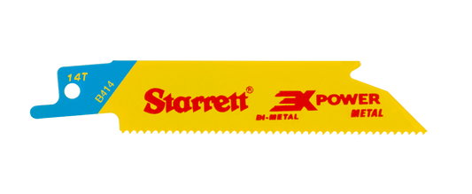 Starrett B414-5 14TPI Metal Cutting Reciprocating Blades Pack of 5