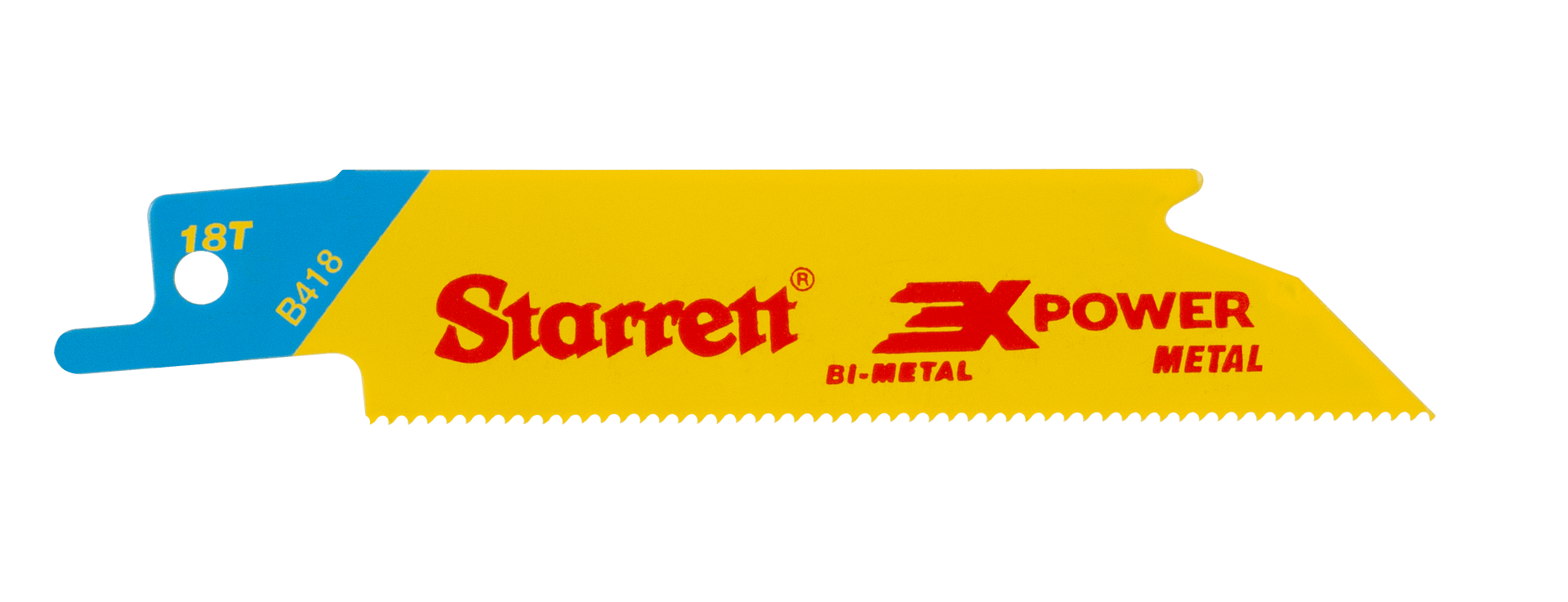 Starrett B418-5 18TPI Metal Cutting Reciprocating Blades Pack of 5