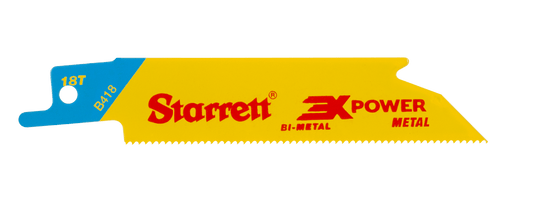 Starrett B418-5 18TPI Metal Cutting Reciprocating Blades Pack of 5