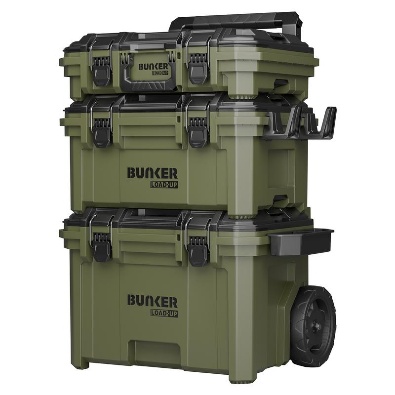 Draper B600-9PC BUNKER® 9pc Load-Up Drawer Stacking System Green