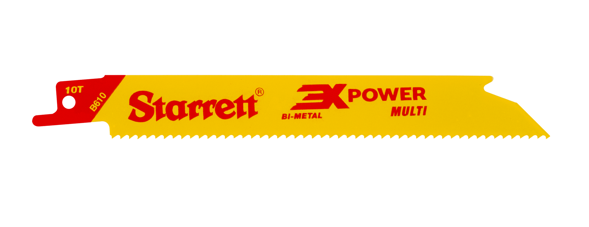 Starrett B610-5 10TPI Multi-Purpose Reciprocating Blades Pack of 5