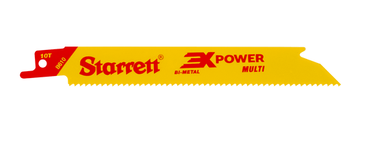 Starrett B610-5 10TPI Multi-Purpose Reciprocating Blades Pack of 5
