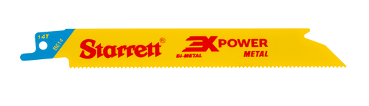 Starrett B614-5 14TPI Metal Cutting Reciprocating Blades Pack of 5