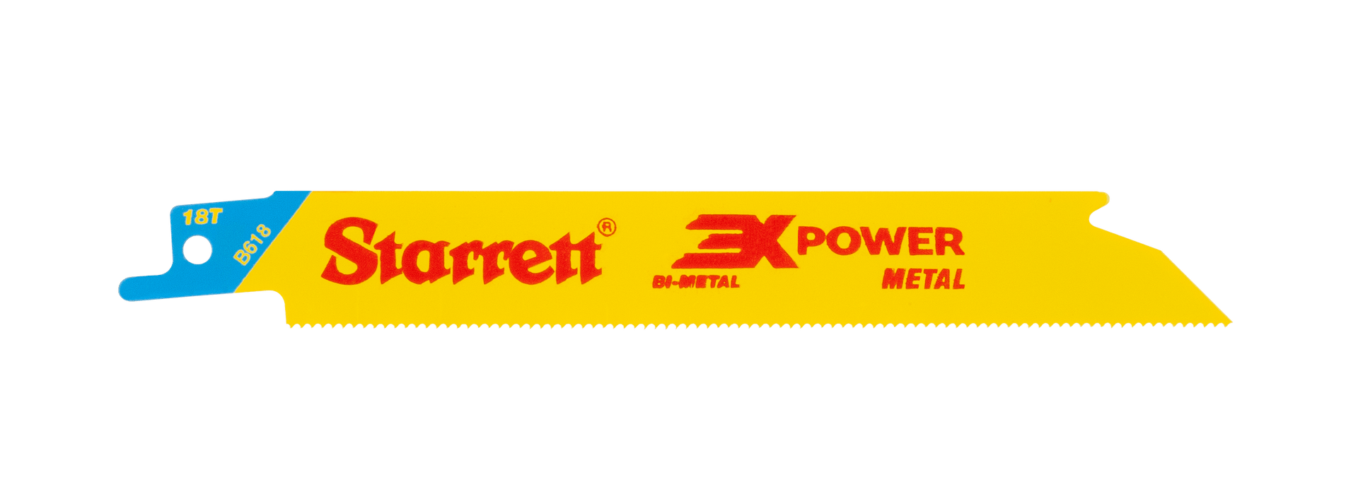 Starrett B618-5 18TPI Metal Cutting Reciprocating Blades Pack of 5