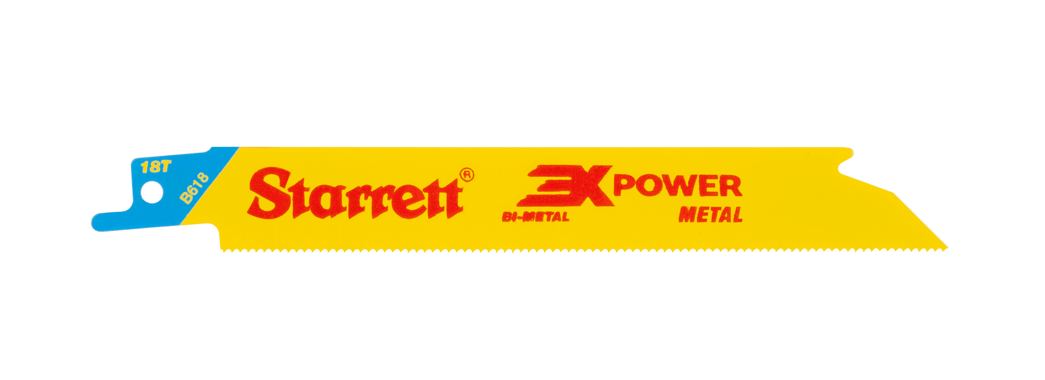 Starrett B618-5 18TPI Metal Cutting Reciprocating Blades Pack of 5