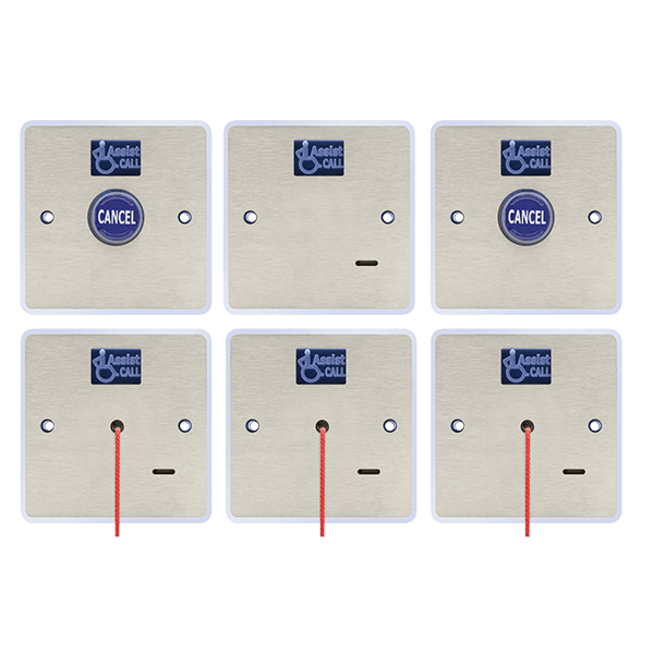 ESP BABEDKIT Beacon Bedroom Assistance Alarm Kit Brushed Steel