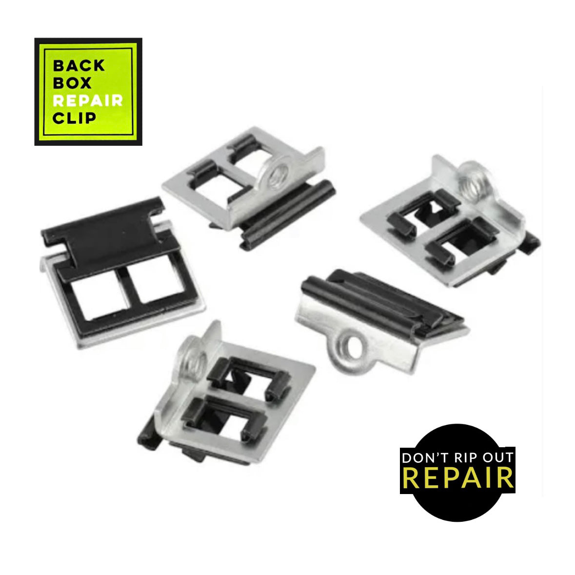 Niglon BBC5 Back Box Repair Clips x5