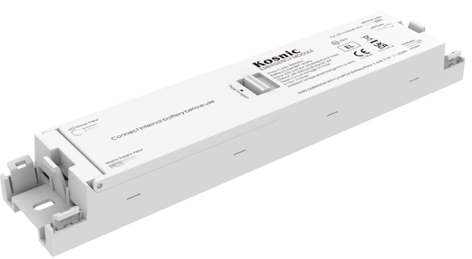Kosnic BEM303-LO/SST Batten UEM Duo 3W Universal Manual & Self-Test Emergency Module Low Temp White