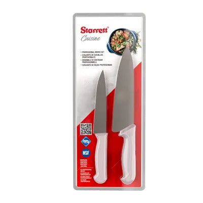 Starrett BKK-2W 2pc Kitchen Knife Set White