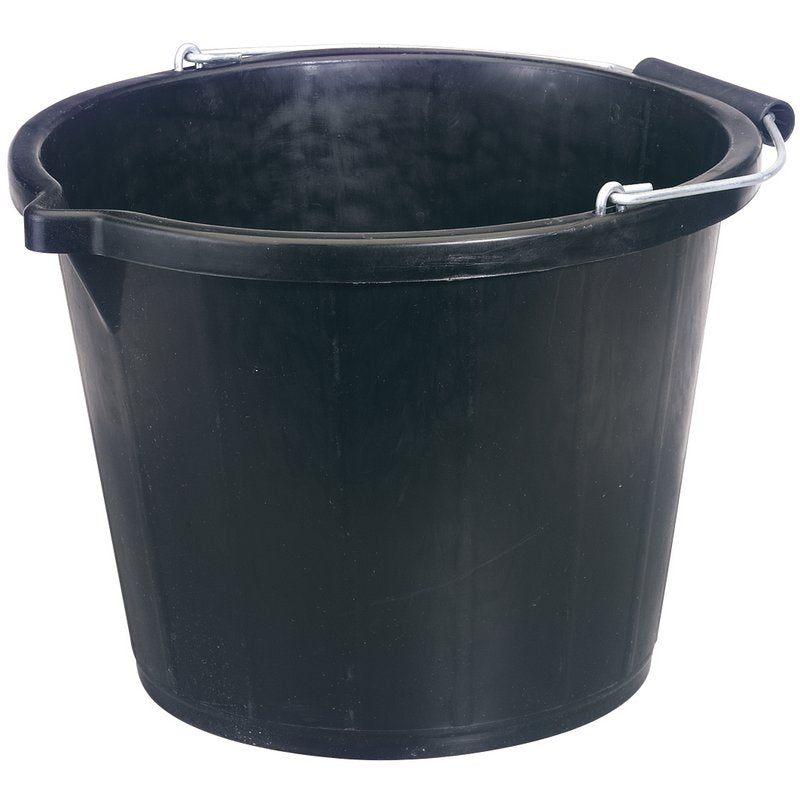 Draper BKT 14.8L Contractors Bucket Black