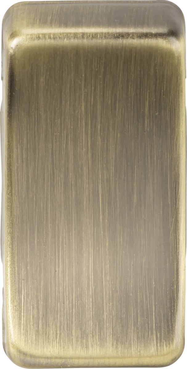 Knightsbridge GDBLANKAB Blank Rocker Cap Antique Brass