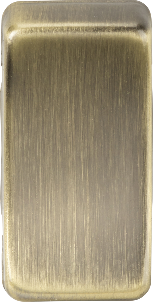 Knightsbridge GDBLANKAB Blank Rocker Cap Antique Brass