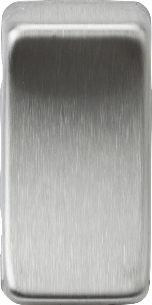 Knightsbridge GDBLANKBC Blank Rocker Cap Brushed Chrome