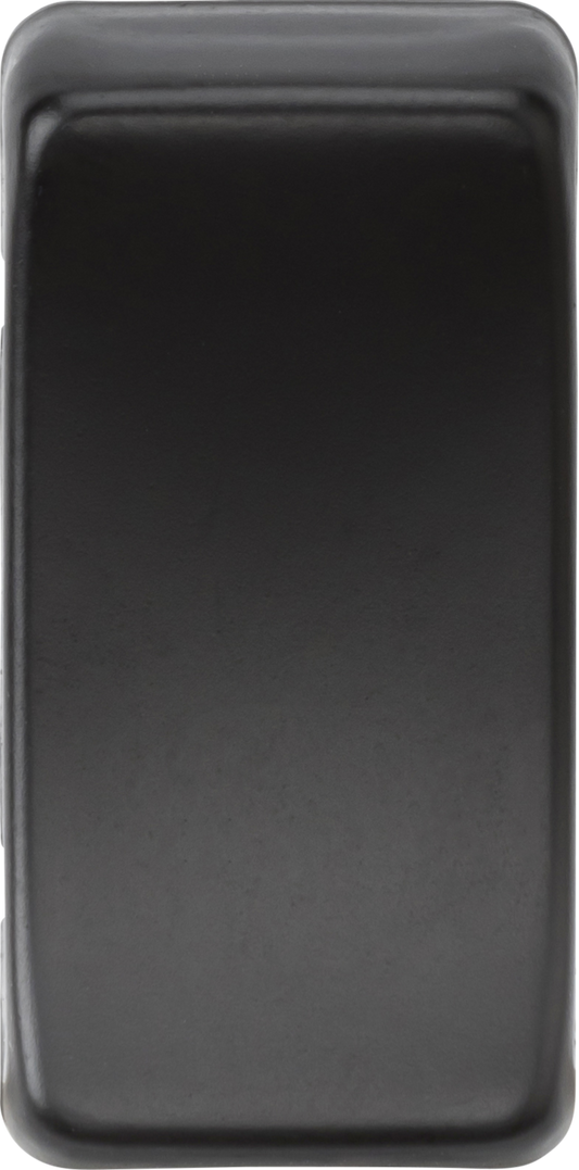 Knightsbridge GDBLANKMB Blank Rocker Cap Matt Black