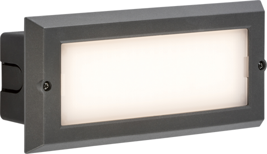 Knightsbridge BLKITG 5W LED Bricklight Recess Kit Grey