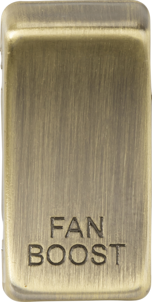 Knightsbridge GDBOOSTAB Fan Boost Rocker Cap Antique Brass