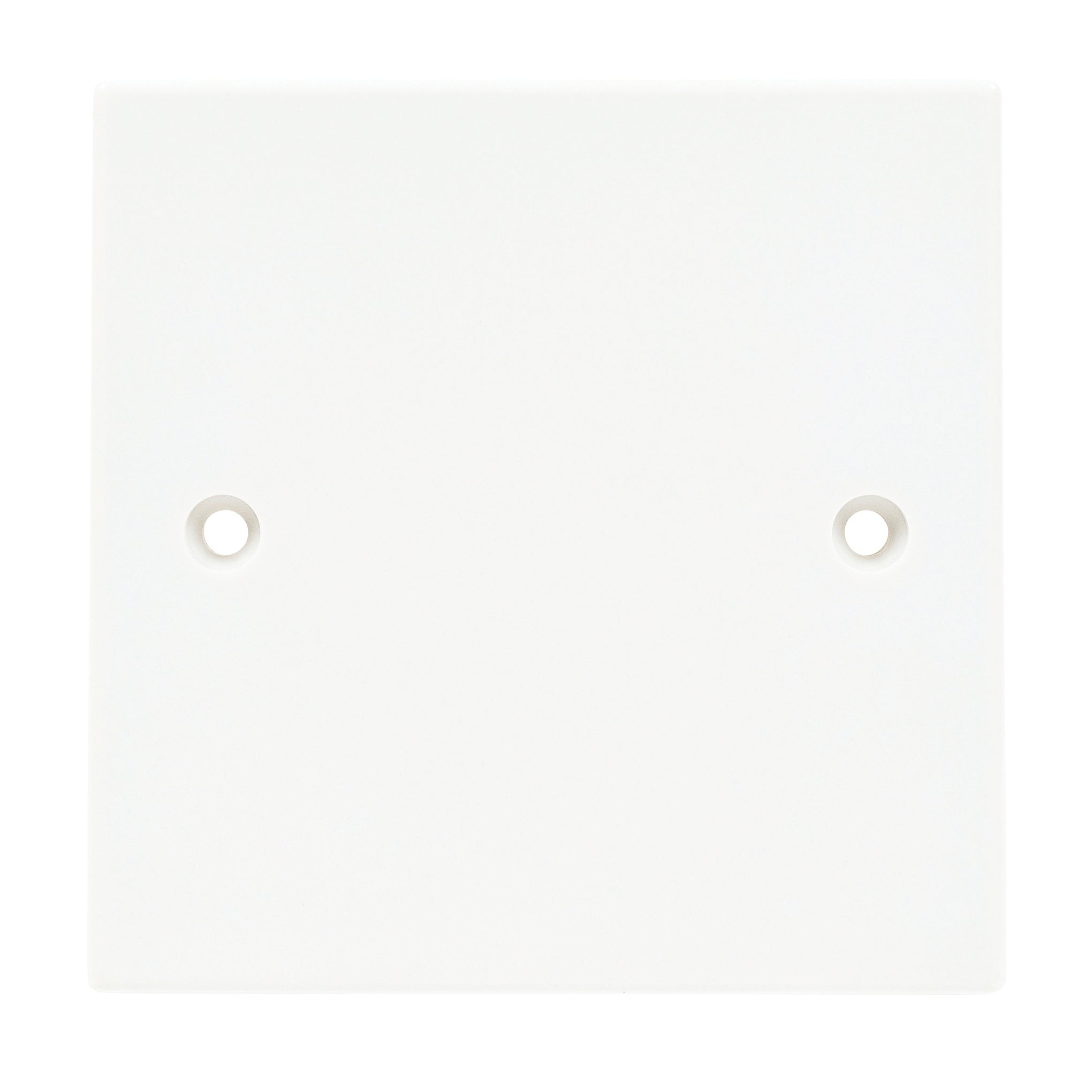 Niglon BP1 1 Gang Blank Plate White Moulded