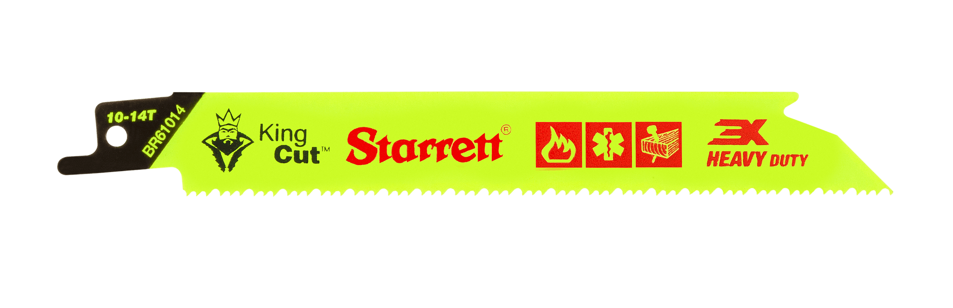 Starrett BR61014-5 10-14TPI King Cut Reciprocating Blades Pack of 5