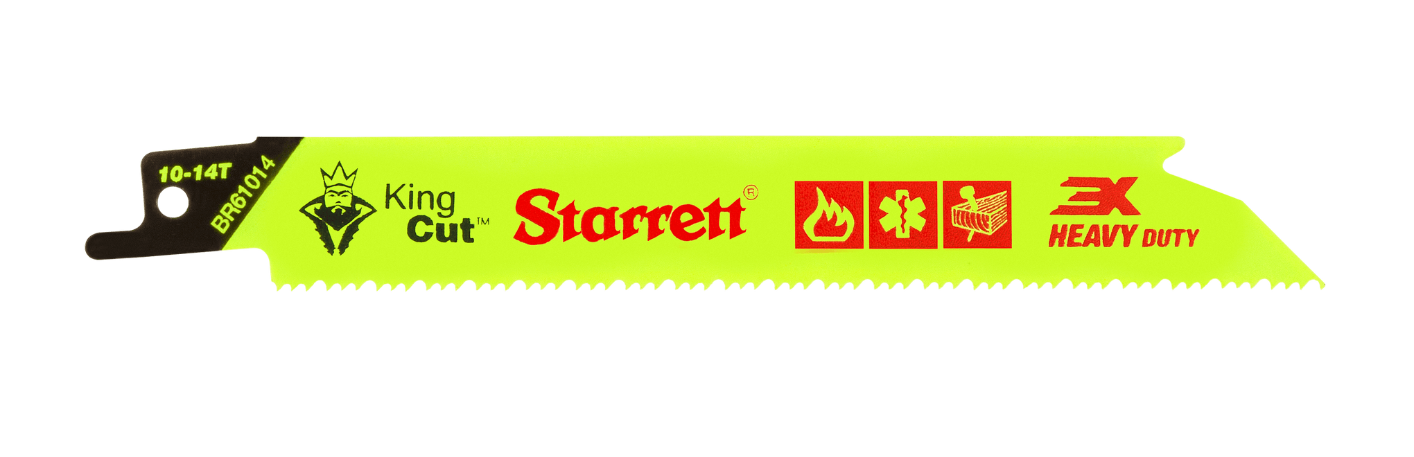 Starrett BR61014-5 10-14TPI King Cut Reciprocating Blades Pack of 5