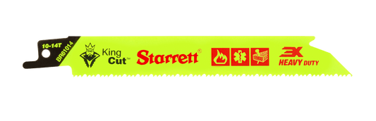 Starrett BR61014-5 10-14TPI King Cut Reciprocating Blades Pack of 5