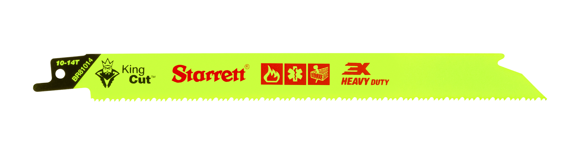 Starrett BR81014-50 10-14TPI King Cut Reciprocating Blades Pack of 50