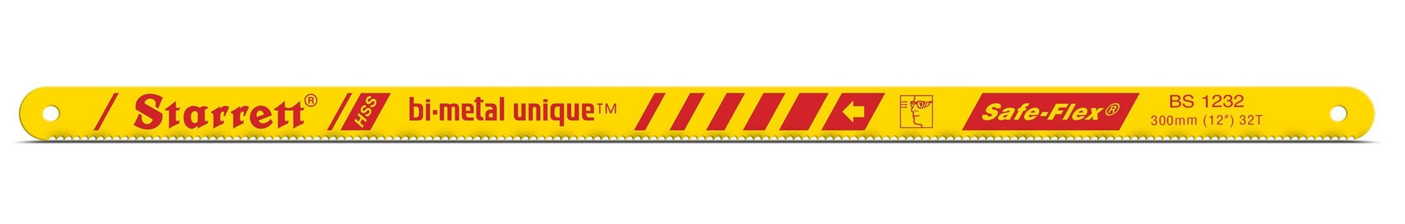 Starrett KBS1232-10 32TPI Bi-Metal Unique Hacksaw Blades Pack of 10