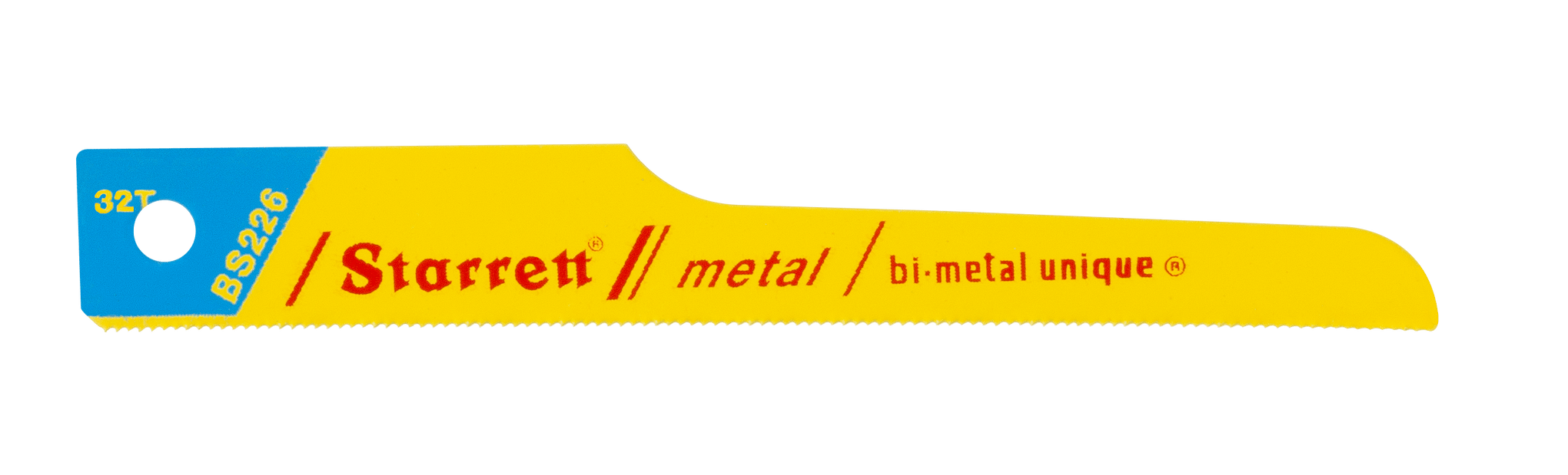 Starrett BS226-5 32TPI Bi-Metal Unique Metal Cutting Pneumatic Reciprocating Blades Pack of 5