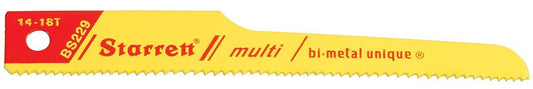 Starrett BS229-5 14-18TPI Bi Metal Unique Metal Cutting Pneumatic Reciprocating Blades Pack of 5