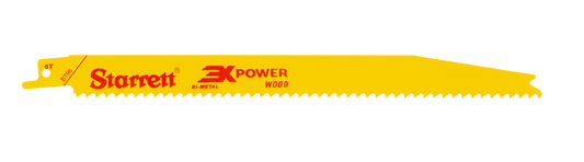 Starrett BT96-20 6TPI Wood Cutting Reciprocating Blades Pack of 20