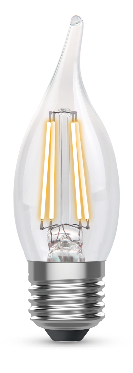 Kosnic BTP4.2D-ES27 4.2W ES Clear Dimmable Bent Tip LED Candle 2500K