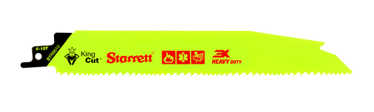 Starrett BTR8610-5 6-10TPI King Cut Reciprocating Blades Pack of 5
