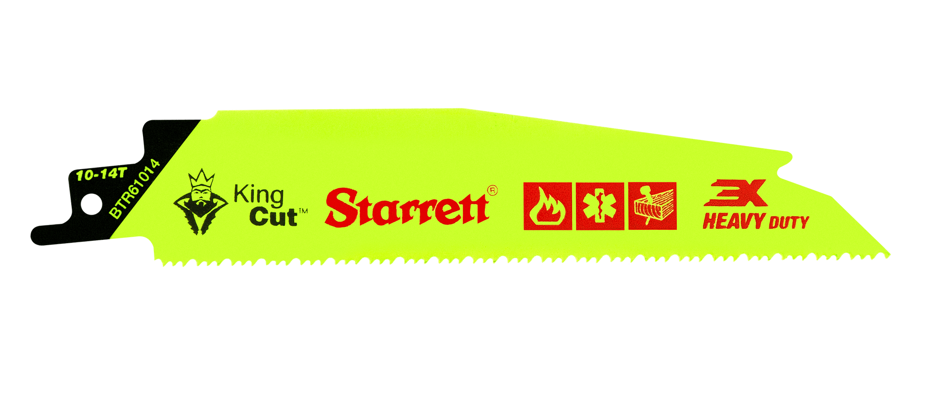 Starrett BTR61014-20 10-14TPI King Cut Reciprocating Blades Pack of 20