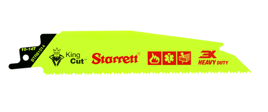 Starrett BTR61014-20 10-14TPI King Cut Reciprocating Blades Pack of 20