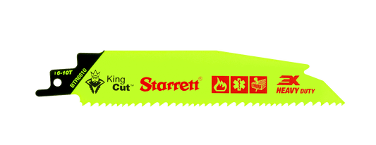 Starrett BTR6610-50 6-10TPI King Cut Reciprocating Blades Pack of 50