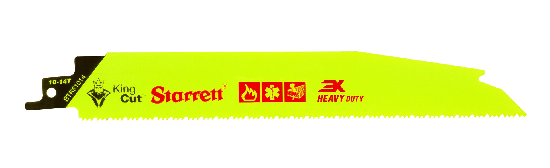 Starrett BTR81014-5 10-14TPI King Cut Reciprocating Blades Pack of 5