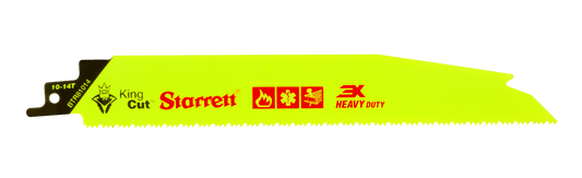 Starrett BTR81014-5 10-14TPI King Cut Reciprocating Blades Pack of 5