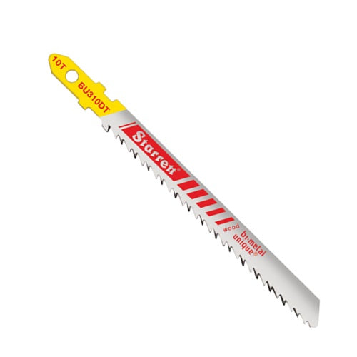 Starrett BU310DT-20 10TPI Bi-Metal Unique Wood Cutting Jigsaw Blades Pack of 20