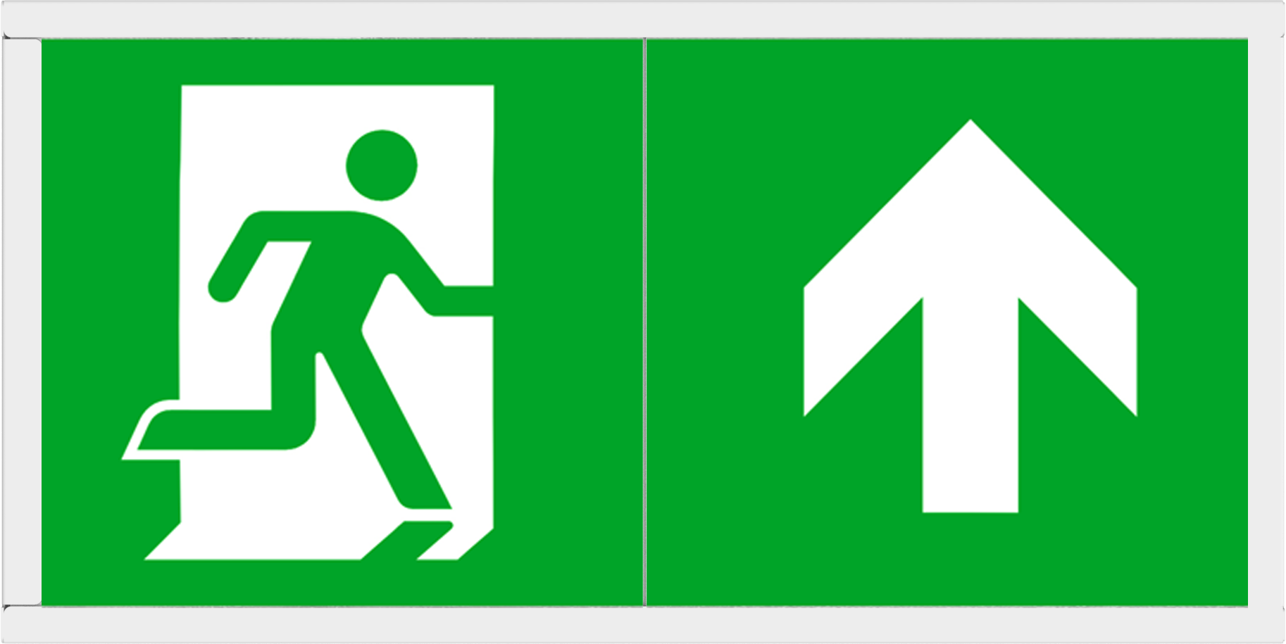 Kosnic BEL0105/DA Belum Dali 5W Dual Mode LED Emergency Exit Box 6500K IP65 White