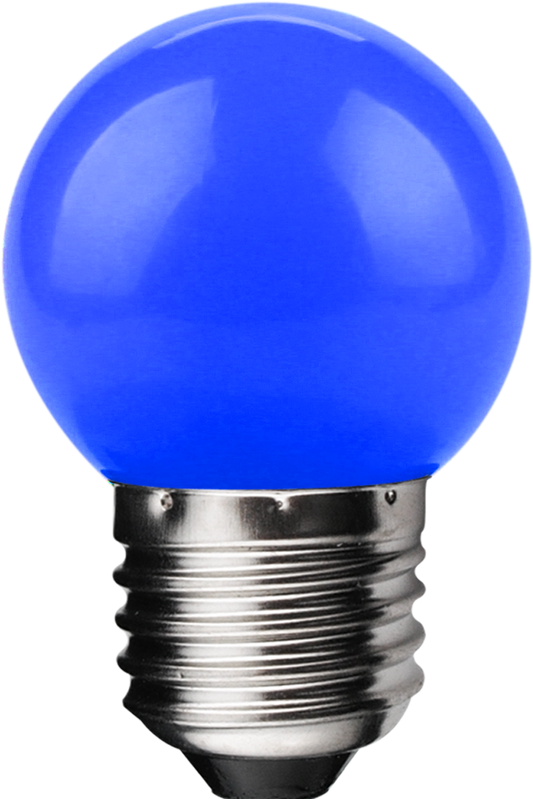Kosnic KLED01GLF/E27-BL Colour Golf 1W ES Blue LED Golfball