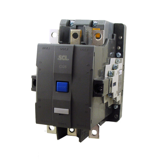 Switchtec C125-22-3P-240VAC 125A 3 Pole 2 N/O + 2 N/C Contactor 240V