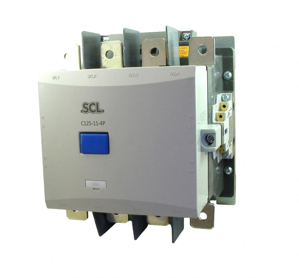 Switchtec C125-11-4P-240VAC SCL 125A 4 Pole 1 N/O + 1 N/C Contactor 240V