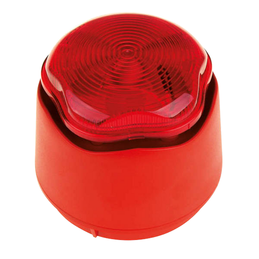 ESP CB-1R MagFire 9-30V DC Combined Banshee Sounder & Strobe Red