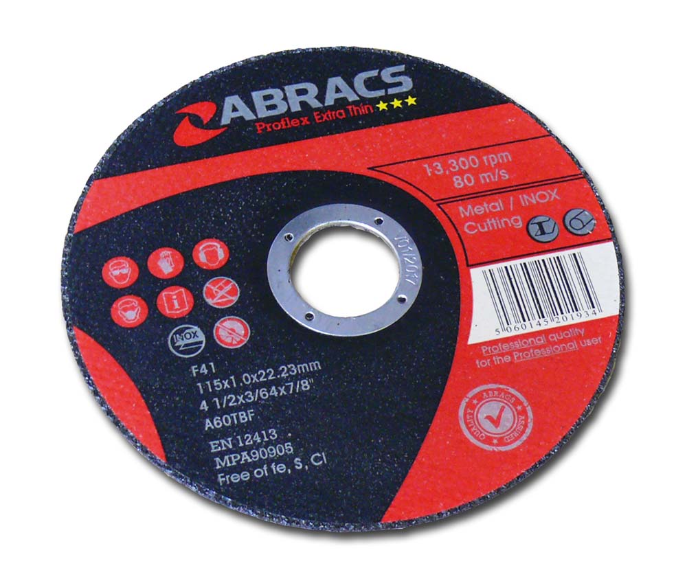 Deligo CDM45SS 115mm x 1mm x 22mm Extra Thin Flat Metal Cutting Disc