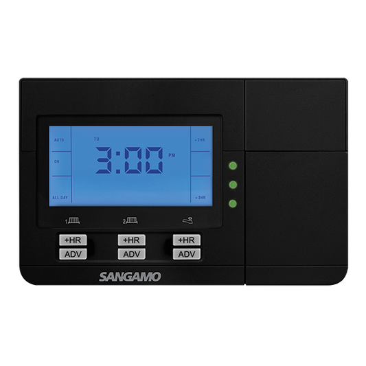 Sangamo CHPPR3B 3 Channel Programmer with Digital Display Black