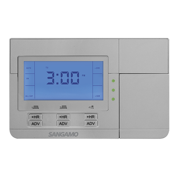 Programador Digital Sangamo CHPPR3 De 3 Canales - Para Calefacción, Función Intervalo De Servicio, Cableado Directo